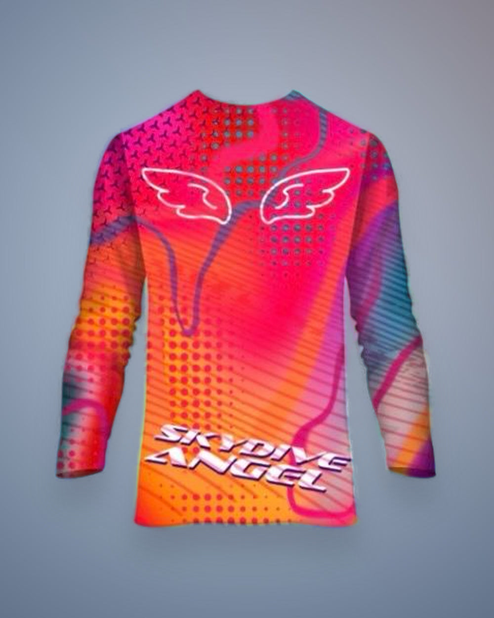 Jersey Skydive Angels, Rose/Orange, dos